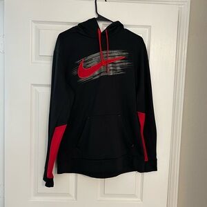 Black and Red Nike Hoodie x Large